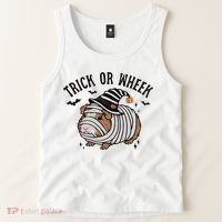 Trick Or Wheek Halloween Guinea Pig Tank Top thumb 2