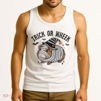 Trick Or Wheek Halloween Guinea Pig Tank Top thumb 3