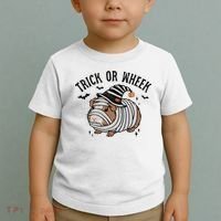 Trick Or Wheek Halloween Guinea Pig Toddler T-Shirt thumb 2
