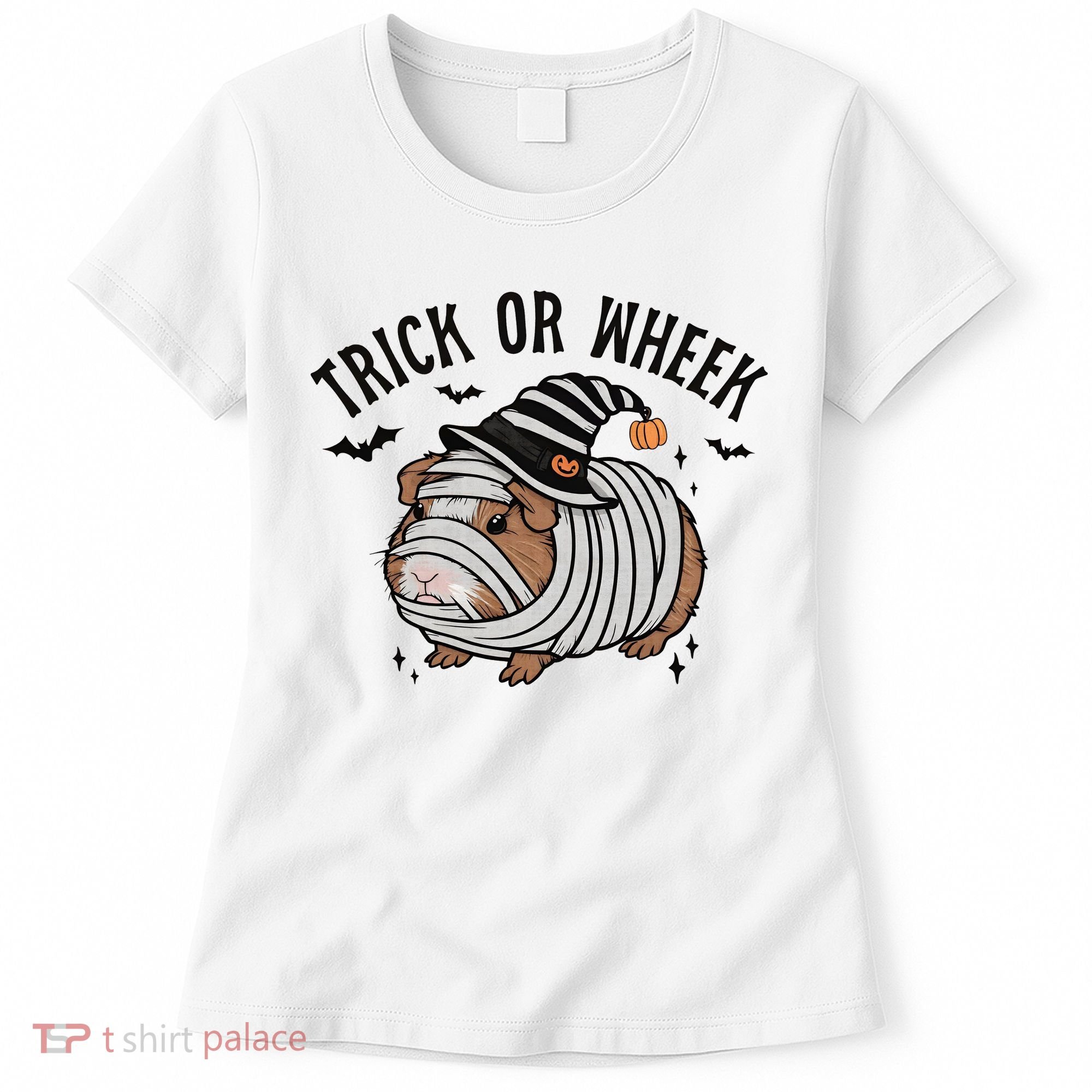 Trick Or Wheek Halloween Guinea Pig Women's T-Shirt