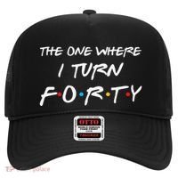 The One Where I Turn Forty Funny 40th Birthday Party Gift Hat thumb 0