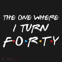 The One Where I Turn Forty Funny 40th Birthday Party Gift Visor thumb 3