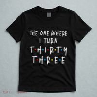 The One Where I Turn Thirty Three 33 Years Old 33rd Birthday T-Shirt thumb 5