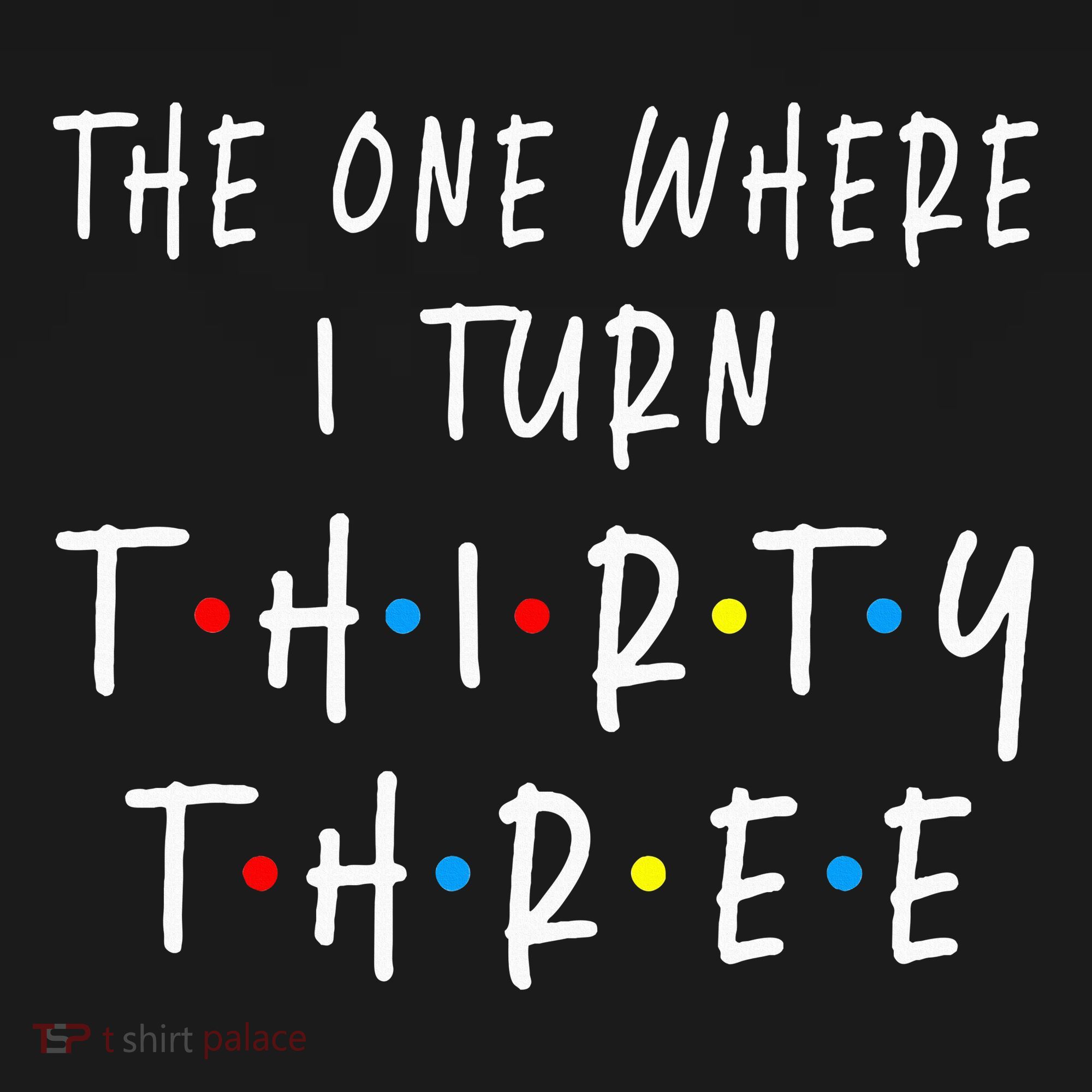 The One Where I Turn Thirty Three 33 Years Old 33rd Birthday Women's Hoodie