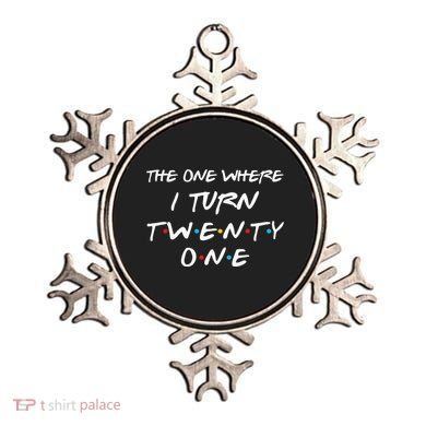 The One Where I Turn Twenty One Funny 21st Birthday Gag Gift Ornament