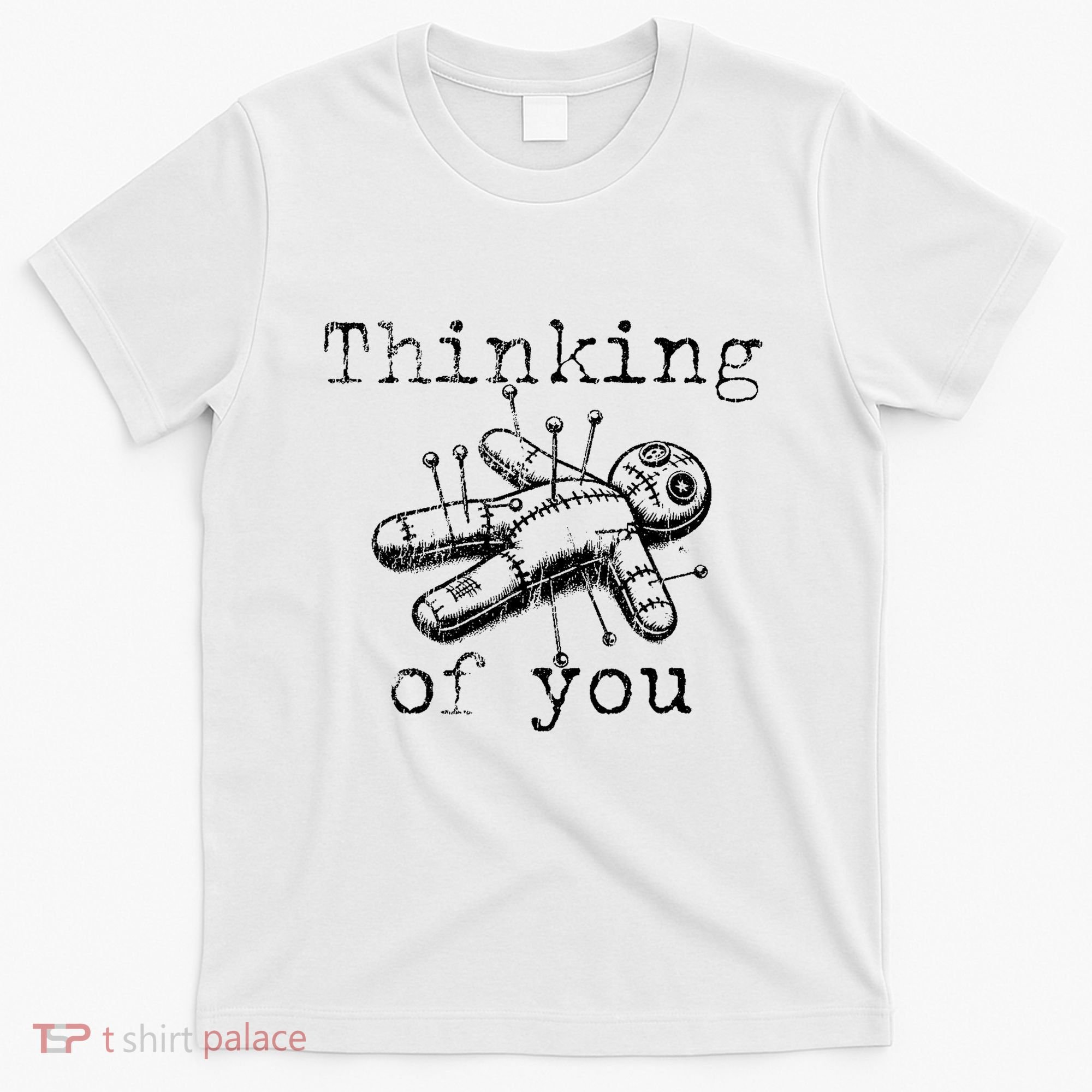 Thinking Of You Funny Vintage Voodoo Doll T-Shirt