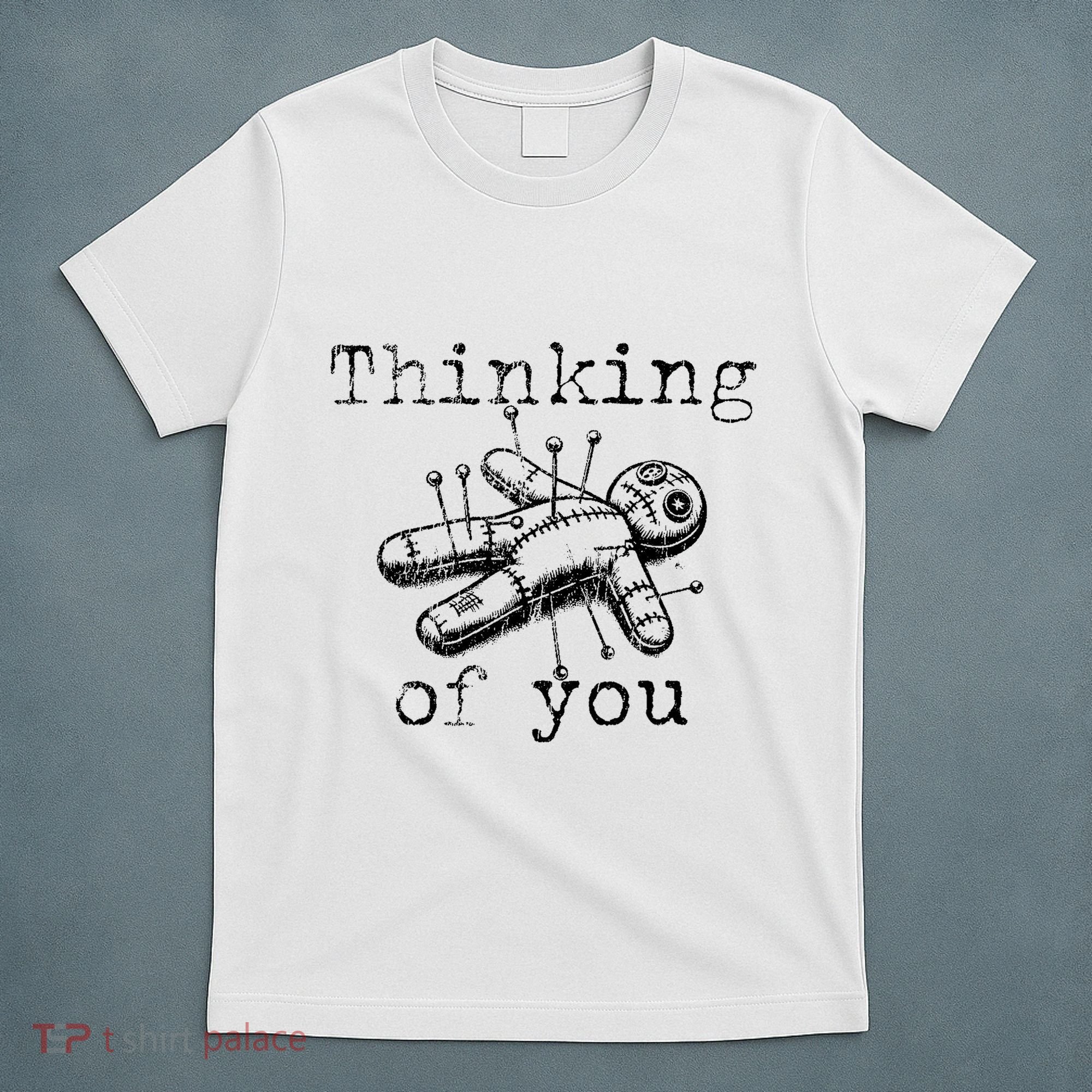 Thinking Of You Funny Vintage Voodoo Doll T-Shirt