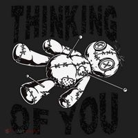 Thinking Of You Voodoo Doll Funny Halloween 2024 Gift Women's Sweatshirt thumb 2