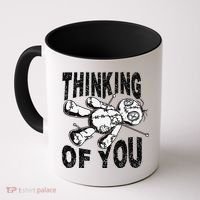 Thinking Of You Voodoo Doll Funny Halloween 2024 Gift Coffee Mug thumb 0