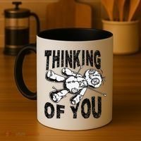 Thinking Of You Voodoo Doll Funny Halloween 2024 Gift Coffee Mug thumb 4