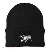 Thinking Of You Voodoo Doll Funny Halloween 2024 Gift Beanie thumb 0