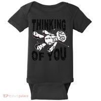 Thinking Of You Voodoo Doll Funny Halloween 2024 Gift Baby Bodysuit thumb 0