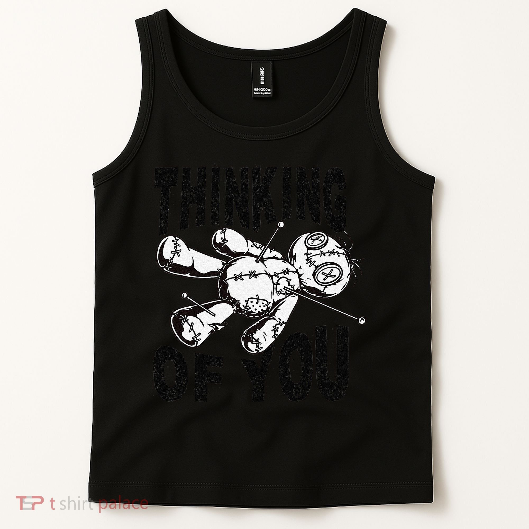 Thinking Of You Voodoo Doll Funny Halloween 2024 Gift Tank Top