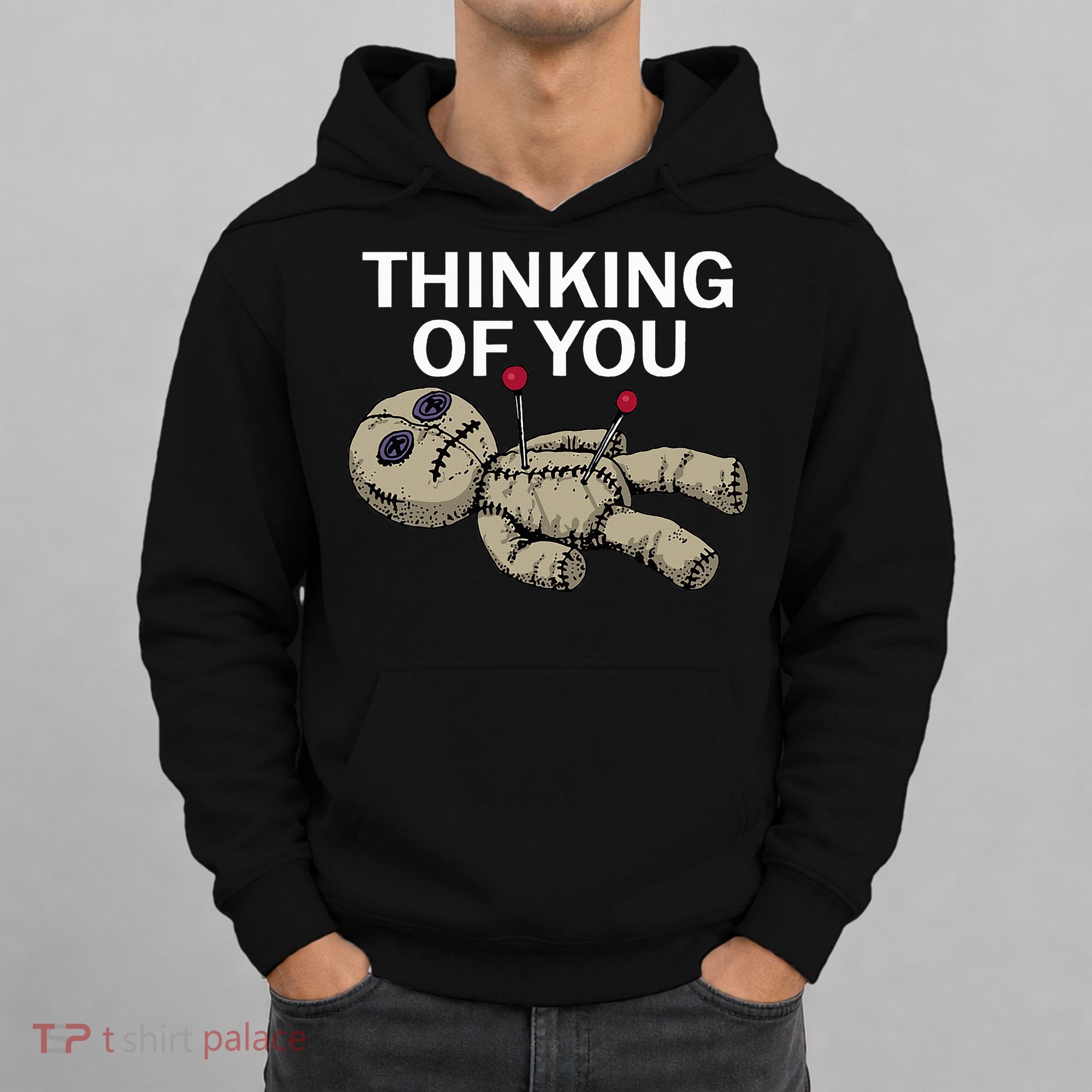 Thinking Of You Voodoo Doll Hoodie