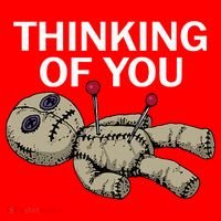 Thinking Of You Voodoo Doll Santa Hat thumb 1