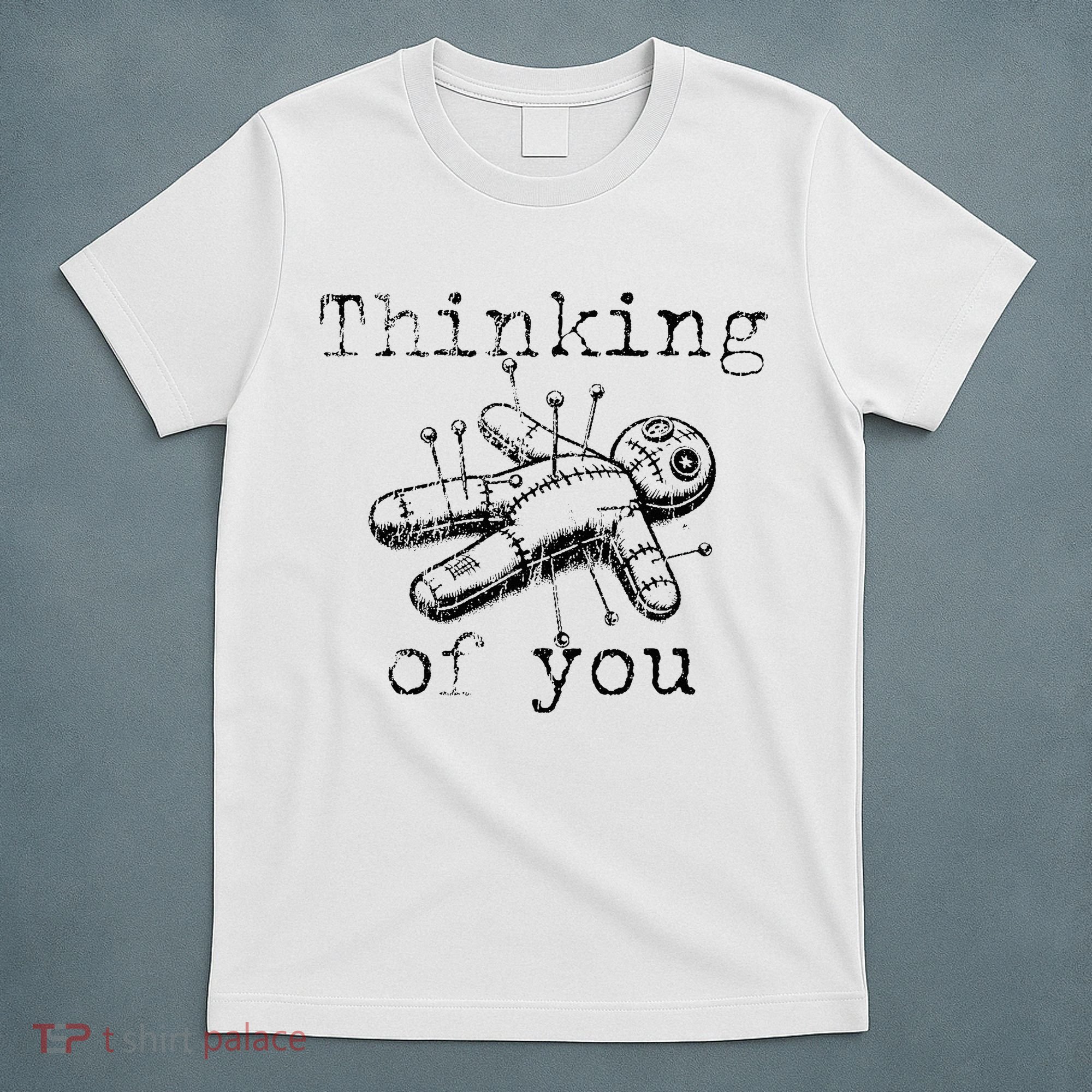 Thinking Of You Funny Vintage Voodoo Doll T-Shirt