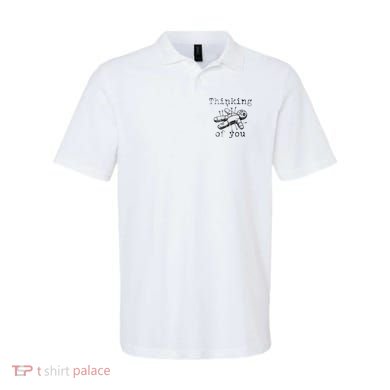 Thinking Of You Funny Vintage Voodoo Doll Polo