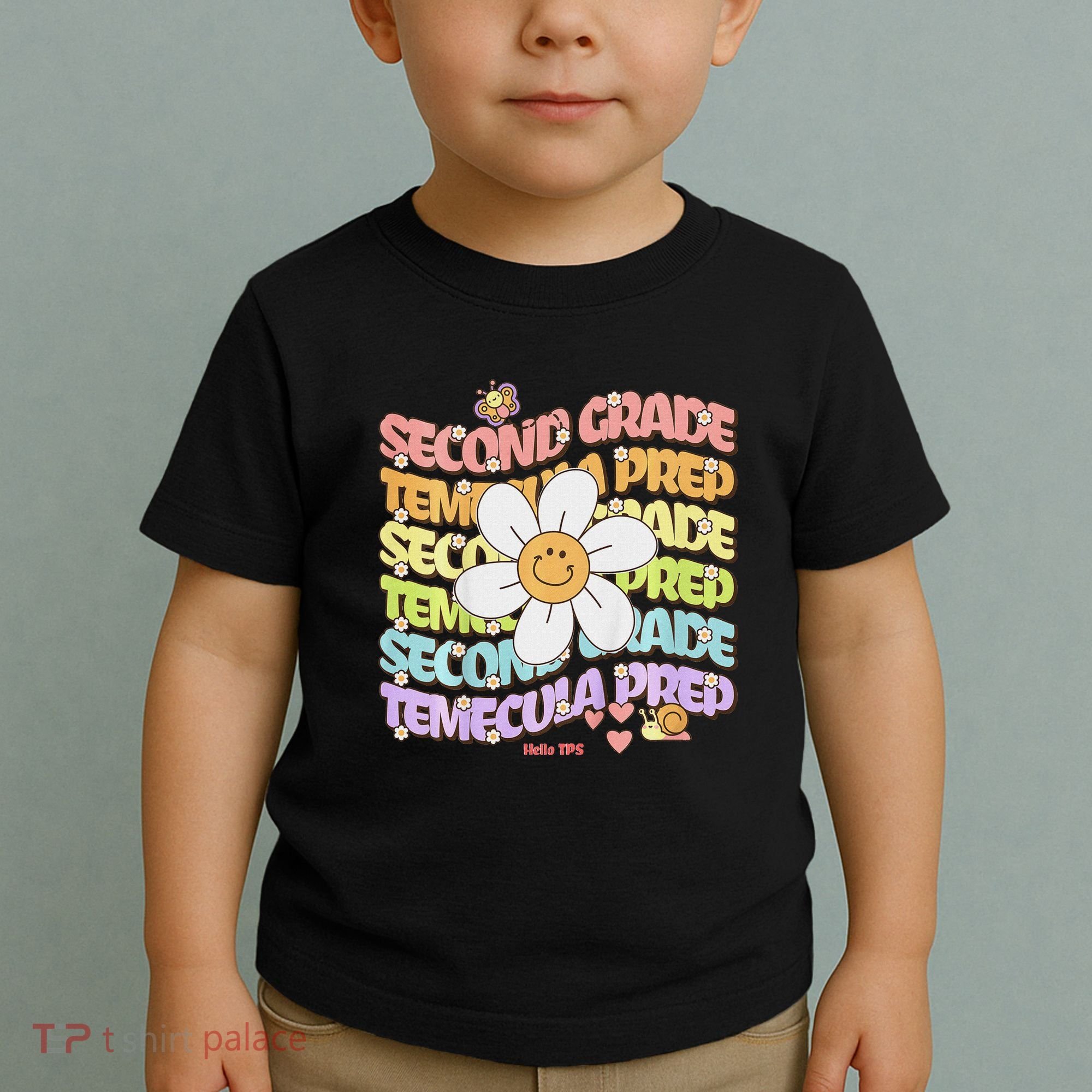 Temecula Prep 2nd Grade Groovy Spirit Toddler T-Shirt