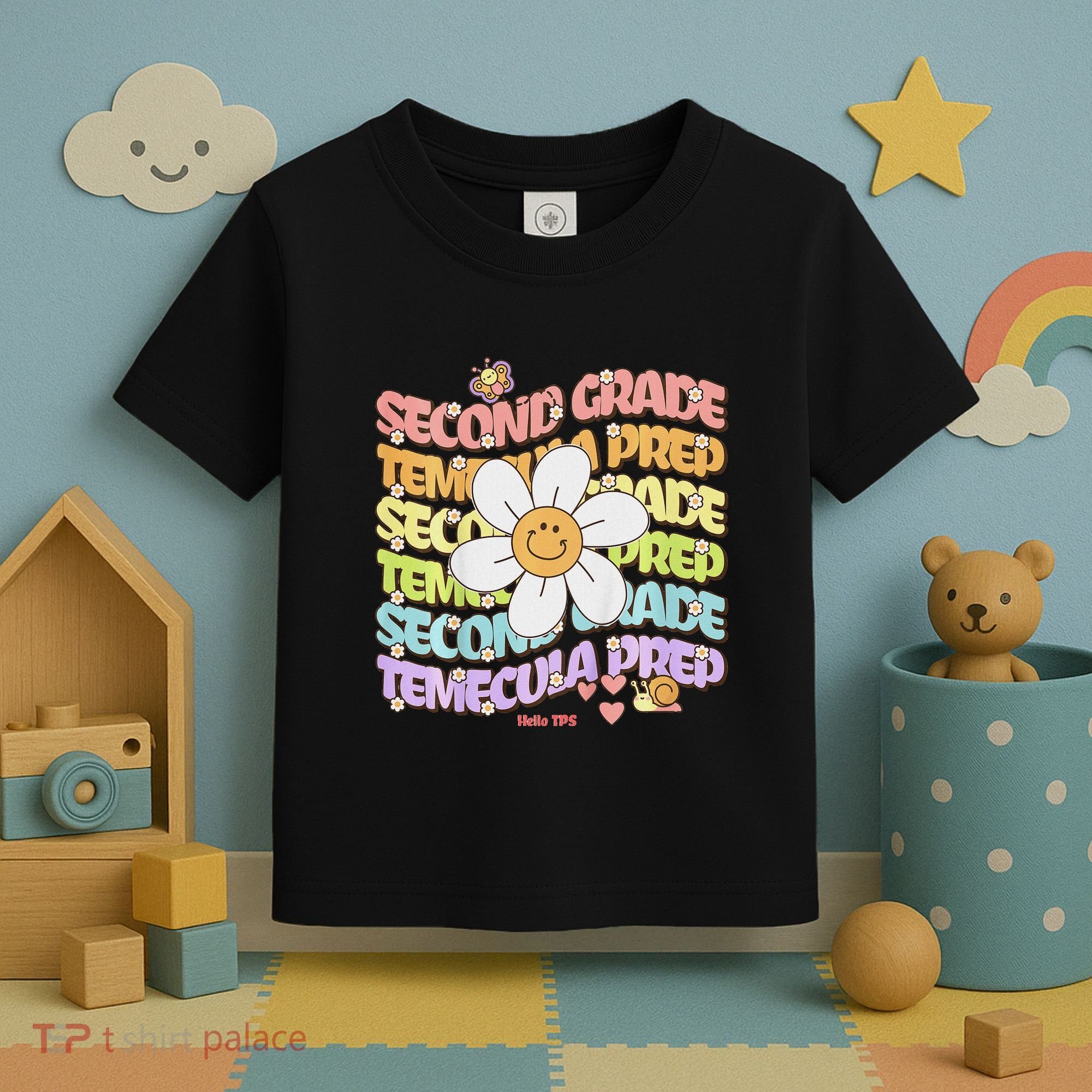 Temecula Prep 2nd Grade Groovy Spirit Toddler T-Shirt