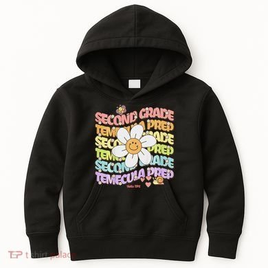 Temecula Prep 2nd Grade Groovy Spirit Kids Hoodie