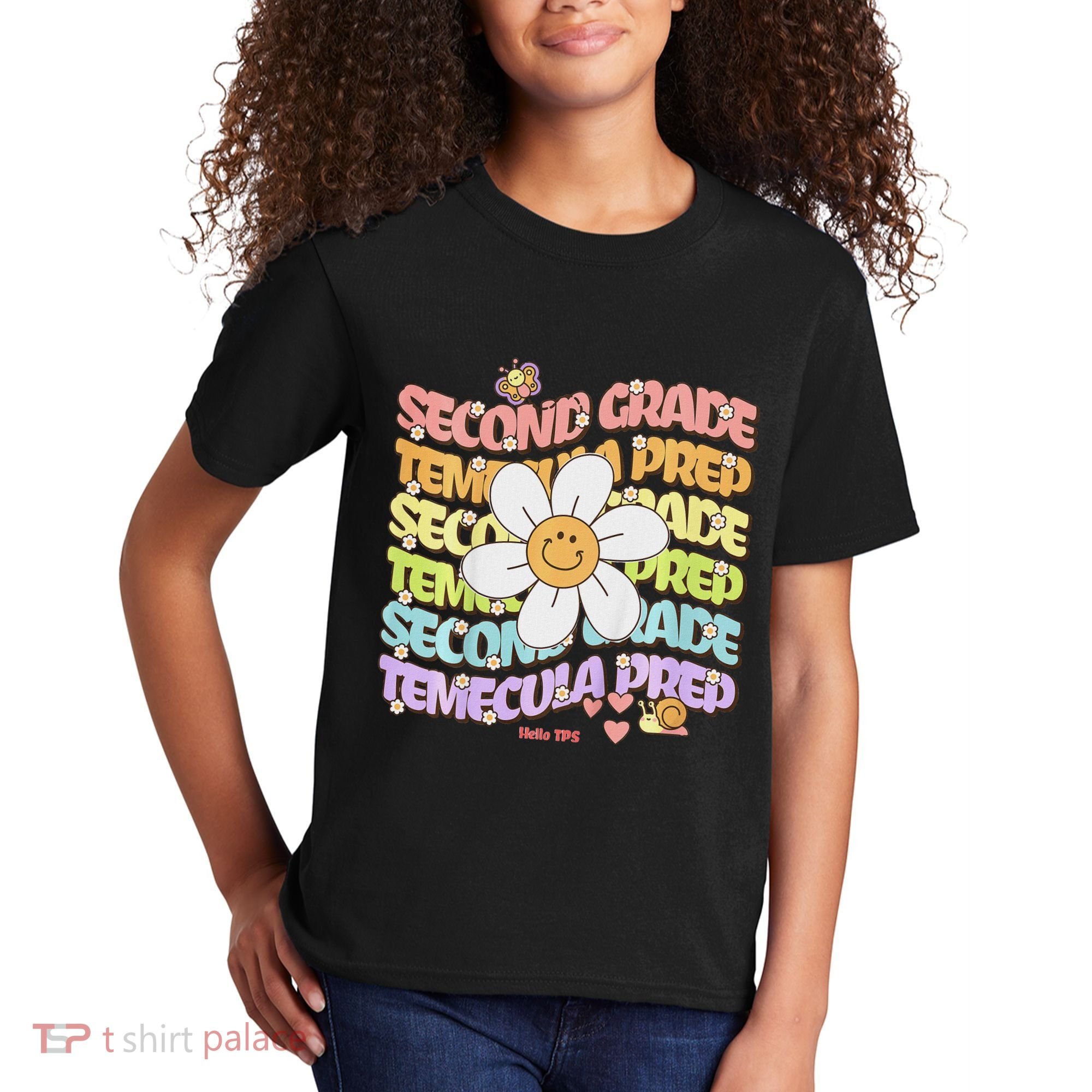 Temecula Prep 2nd Grade Groovy Spirit Kids T-Shirt