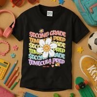 Temecula Prep 2nd Grade Groovy Spirit Kids T-Shirt thumb 3