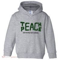 Teach Peace And Secretly Fuel Conflicts Toddler Hoodie thumb 0