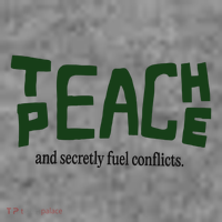 Teach Peace And Secretly Fuel Conflicts Toddler Hoodie thumb 2