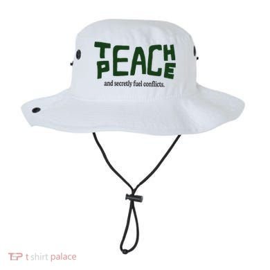 Teach Peace And Secretly Fuel Conflicts Bucket Hat