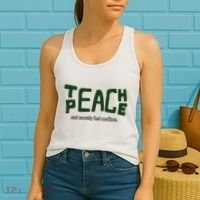 Teach Peace And Secretly Fuel Conflicts Women's Tank Top thumb 2