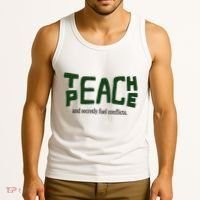 Teach Peace And Secretly Fuel Conflicts Tank Top thumb 3