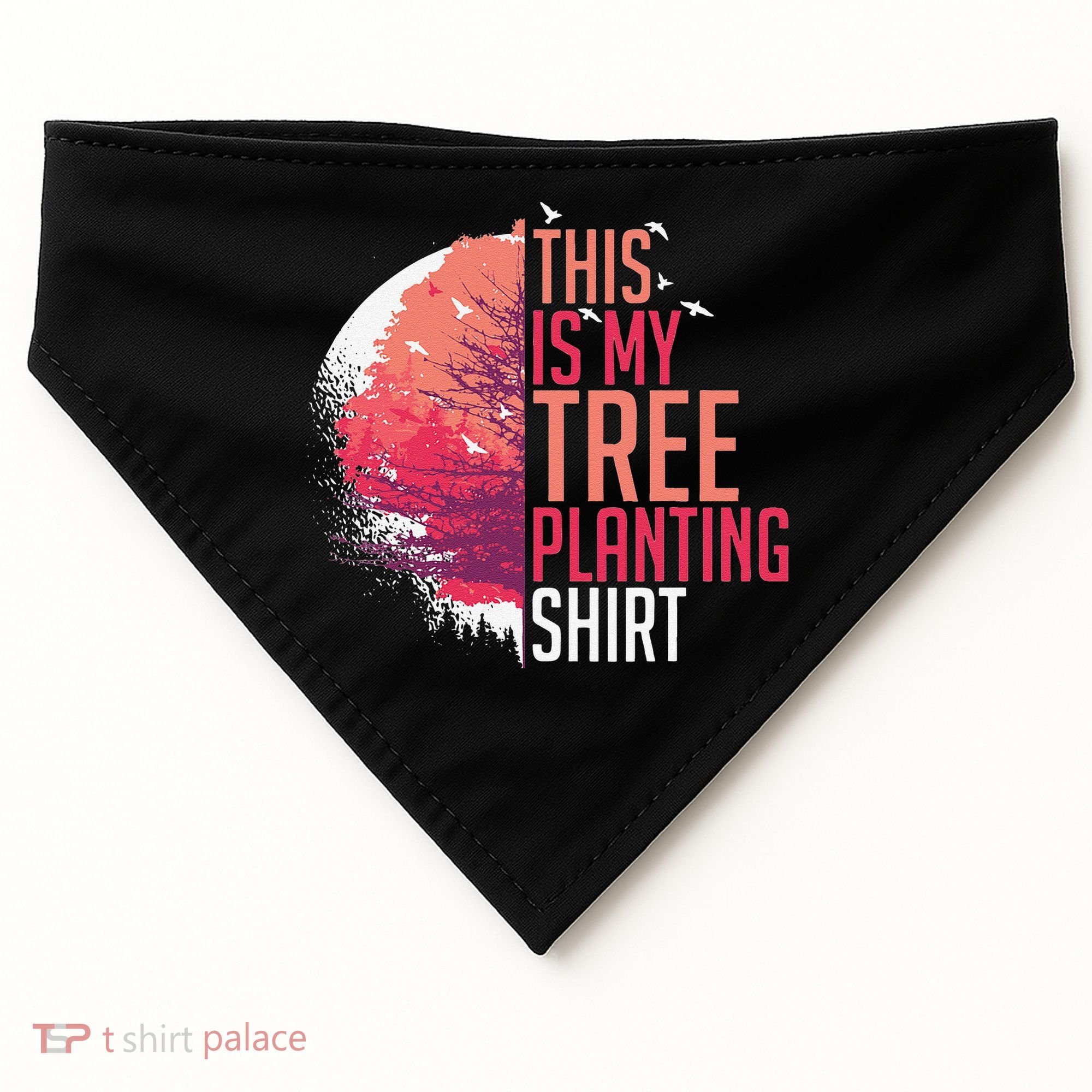 Tree Planting Arbor Earth Day Nature Plant Trees USA-Made Doggie Bandana