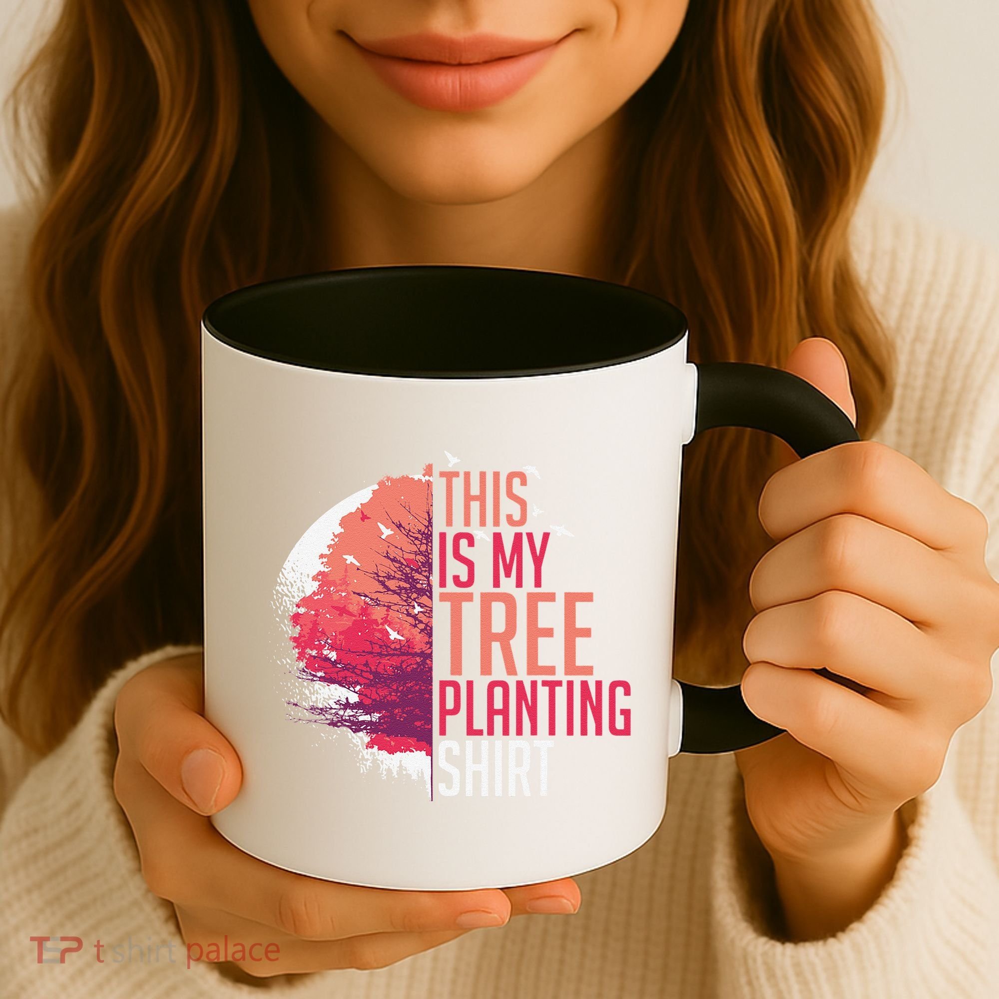 Tree Planting Arbor Earth Day Nature Plant Trees Coffee Mug
