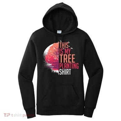 Tree Planting Arbor Earth Day Nature Plant Trees Women's Hoodie