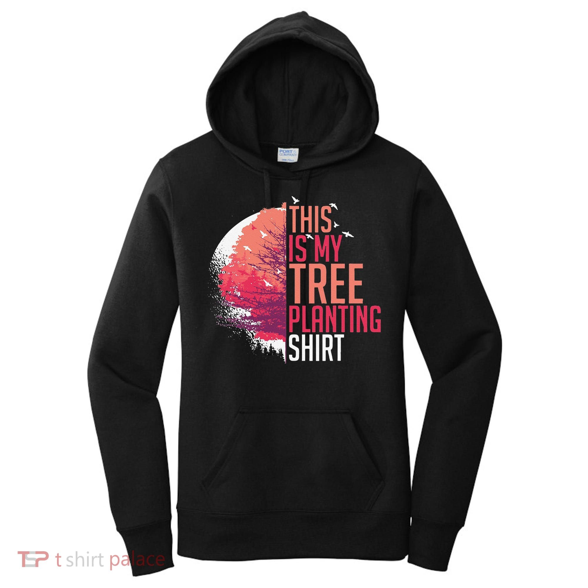 Tree Planting Arbor Earth Day Nature Plant Trees Women's Hoodie