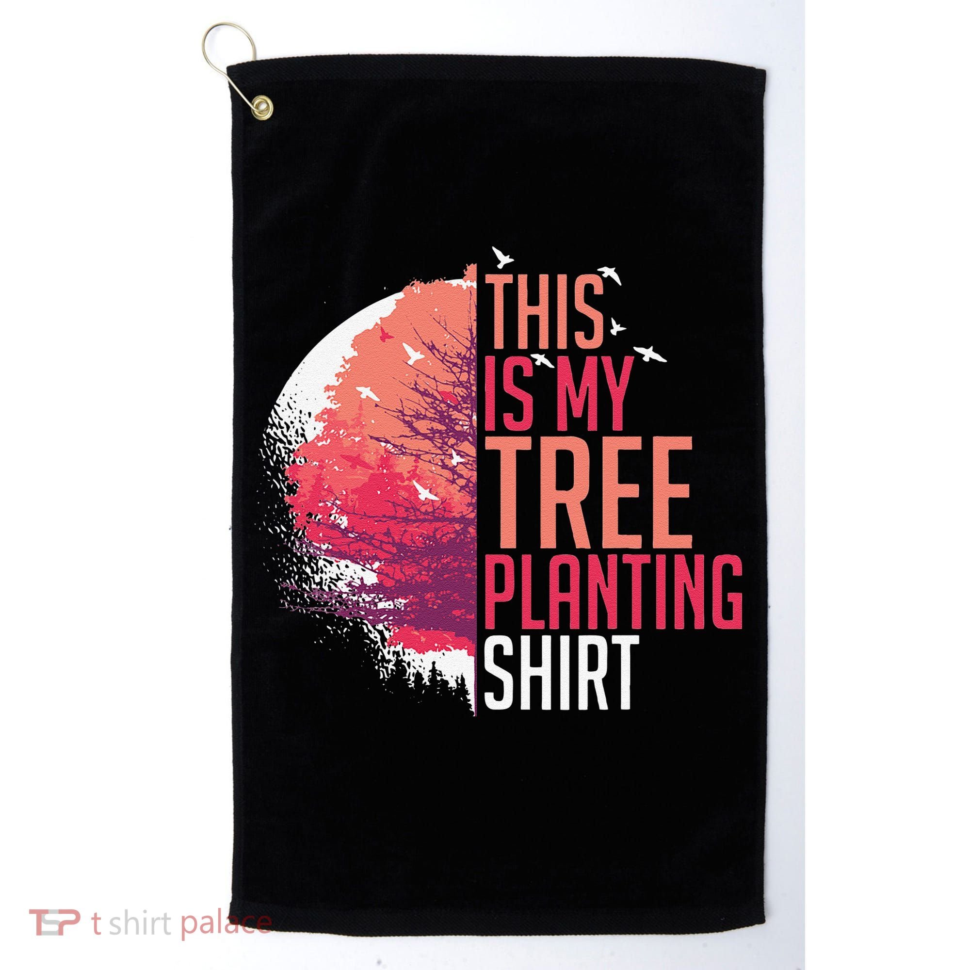 Tree Planting Arbor Earth Day Nature Plant Trees Golf Towel