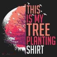 Tree Planting Arbor Earth Day Nature Plant Trees Golf Towel thumb 3