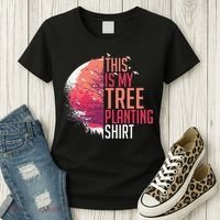 Tree Planting Arbor Earth Day Nature Plant Trees Women's T-Shirt thumb 3