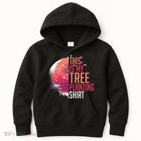 Tree Planting Arbor Earth Day Nature Plant Trees Kids Hoodie thumb 0