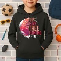Tree Planting Arbor Earth Day Nature Plant Trees Kids Hoodie thumb 2