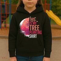Tree Planting Arbor Earth Day Nature Plant Trees Kids Hoodie thumb 3