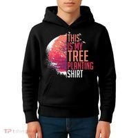 Tree Planting Arbor Earth Day Nature Plant Trees Kids Hoodie thumb 4