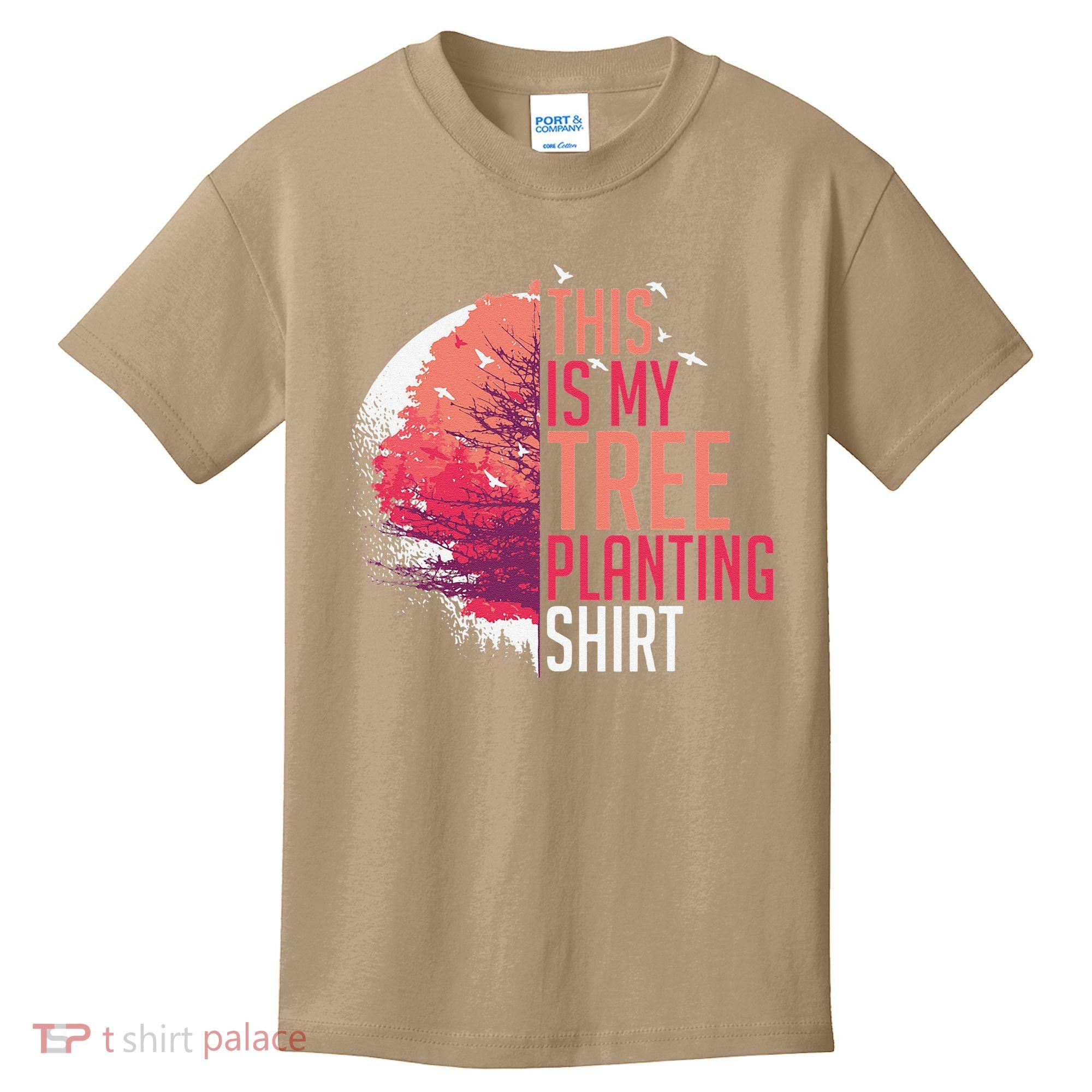 Tree Planting Arbor Earth Day Nature Plant Trees Kids T-Shirt