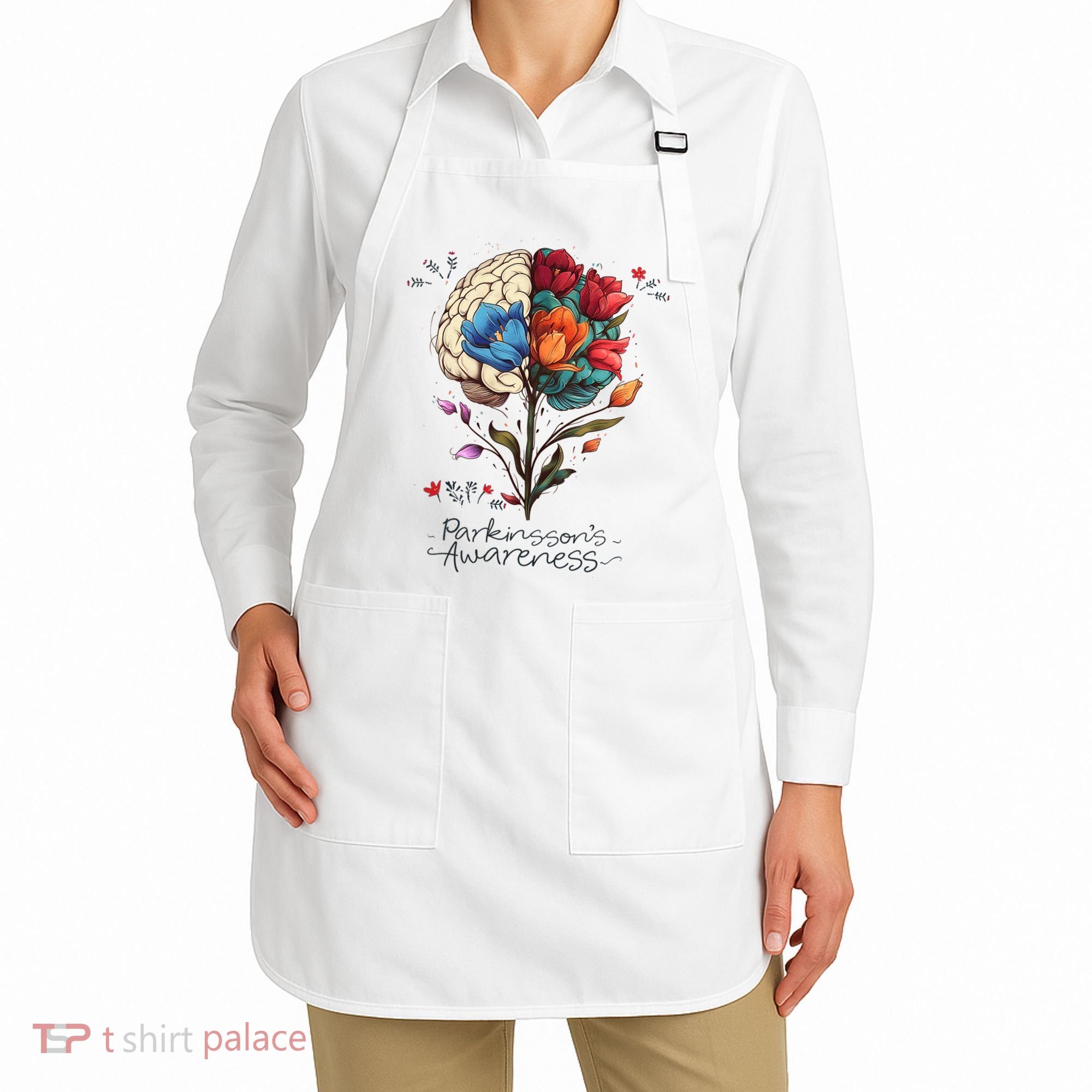 Tulip ParkinsonS Awareness Parkinson April Month Apron