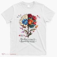 Tulip ParkinsonS Awareness Parkinson April Month T-Shirt thumb 0
