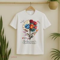 Tulip ParkinsonS Awareness Parkinson April Month T-Shirt thumb 2