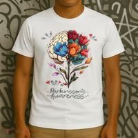 Tulip ParkinsonS Awareness Parkinson April Month T-Shirt thumb 3