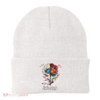 Tulip ParkinsonS Awareness Parkinson April Month Beanie thumb 0