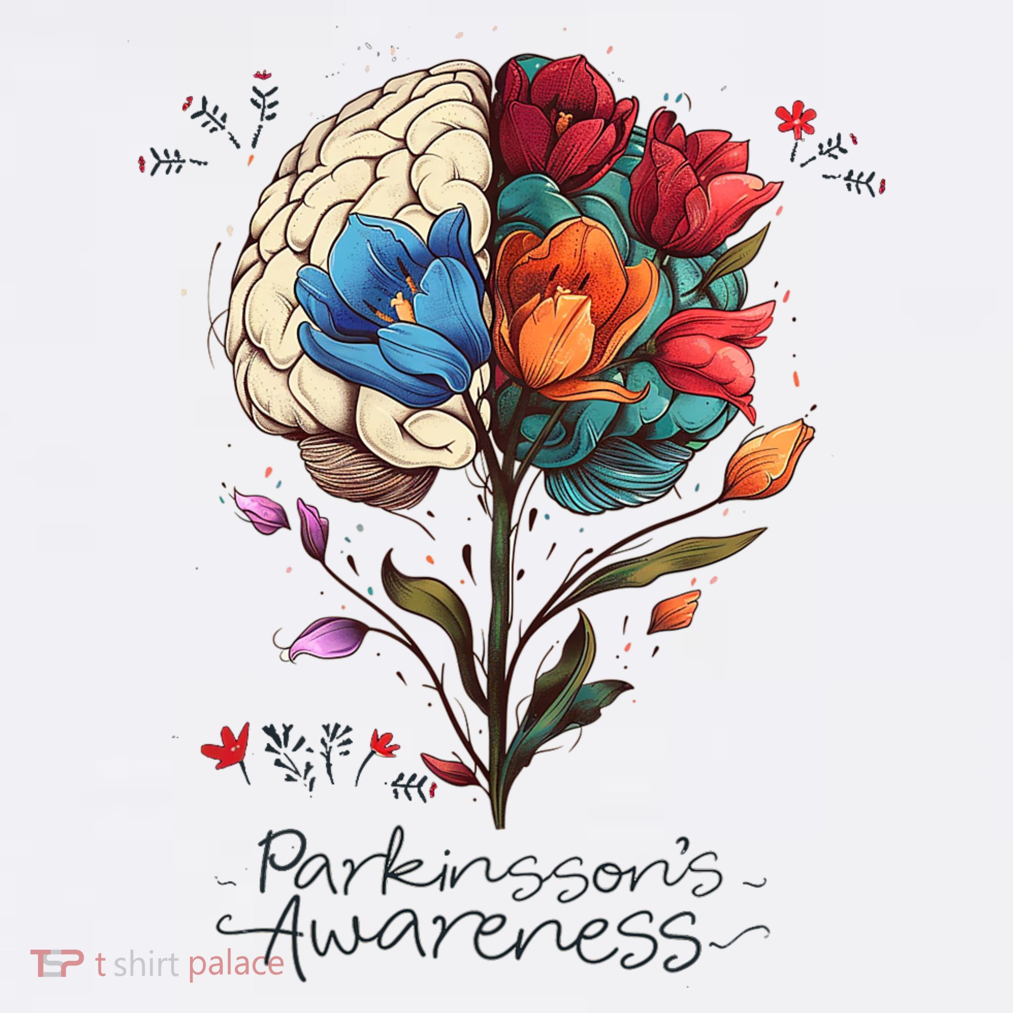 Tulip ParkinsonS Awareness Parkinson April Month Women's Hoodie