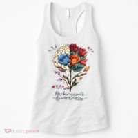 Tulip ParkinsonS Awareness Parkinson April Month Women's Tank Top thumb 0
